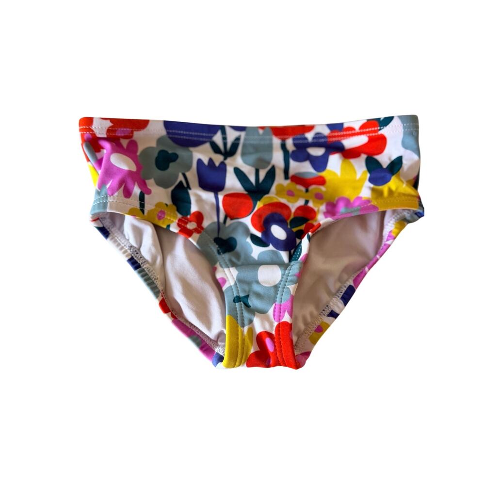 Hanna Andersson Floral Swim Bikini Bottoms - Girls Size 100/4